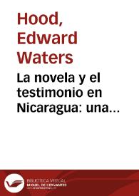 La novela y el testimonio en Nicaragua: una bibliografía tentativa, desde sus inicios hasta el año 2000