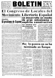 CNT : Boletín Interior del Movimiento Libertario Español en Francia. Segunda época, núm. 8, 10 de mayo de 1945