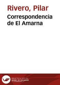 Correspondencia de El Amarna