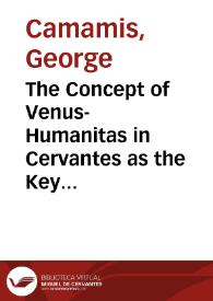 The Concept of Venus-Humanitas in Cervantes as the Key to the Enigma of Botticelli's Primavera