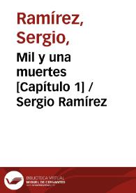 Mil y una muertes [Capítulo 1]