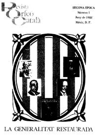 Revista Orfeó Català Mèxic. Segona època, núm. 1, 1985