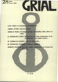 Grial : revista galega de cultura. Núm. 28, 1970