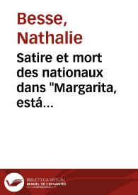 Satire et mort des nationaux dans 'Margarita, está linda la mar' de Sergio Ramírez