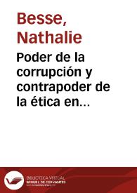 Poder de la corrupción y contrapoder de la ética en 'El cielo llora por mí' de Sergio Ramírez