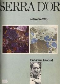 Serra d'Or. Any XVII, núm. 192, setembre 1975