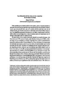 La obligación de los celos en dos comedias de Enríquez Gómez