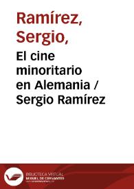 El cine minoritario en Alemania