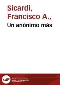 Un anónimo más