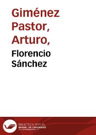 Florencio Sánchez