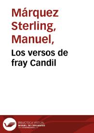 Los versos de fray Candil