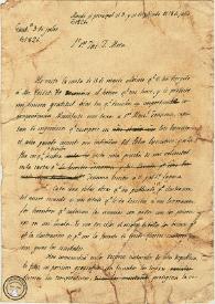 Carta de José Cecilio del Valle a José Joaquín Mora. Guatemala, 3 de julio de 1826