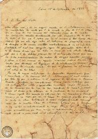 Carta de José Joaquín Mora a José Cecilio del Valle. Londres, 15 de septiembre de 1826