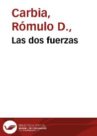 Las dos fuerzas