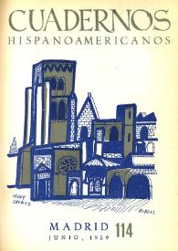Cuadernos Hispanoamericanos. Núm. 114, junio 1959