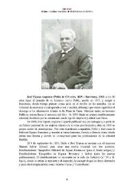 José Espasa Anguera (Pobla de Cérvoles, 1839 - Barcelona, 1911) [Semblanza]