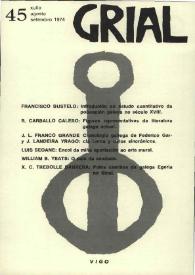 Grial : revista galega de cultura. Núm. 45, 1974