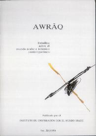 Awraq : estudios sobre el mundo árabe e islámico contemporáneo. Vol. XI (1990)