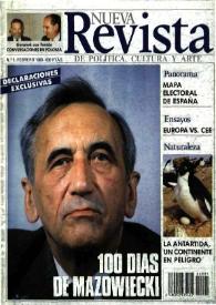 Nueva Revista de Política, Cultura y Arte. Núm. 1, febrero 1990