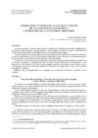 Estructura y forma de la ciudad a través de la cartografía histórica: Castro Urdiales, Cantabria (1800-1960)