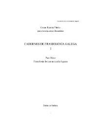 Cadernos de Fraseoloxía Galega. Núm. 1, 2000