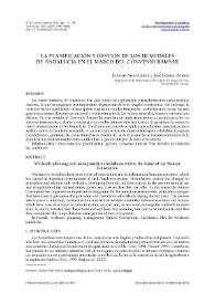 La planificación y gestión de los humedales de Andalucía en el marco del Convenio Ramsar