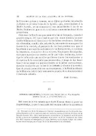Memoria descriptiva y plano del trozo de la vía romana desde 'Úxama a Augustóbriga' (I)