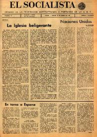 El Socialista (Argel). Núm. 49, 26 de enero de 1946