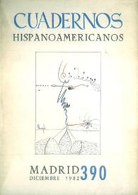 Cuadernos Hispanoamericanos. Núm. 390, diciembre 1982
