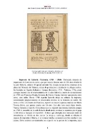 Imprenta de Laborda (Valencia, 1743-1864) [Semblanza]