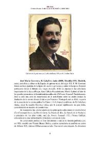 José María Carretero 'El Caballero Audaz' (1888, Montilla-1951, Madrid) [Semblanza]