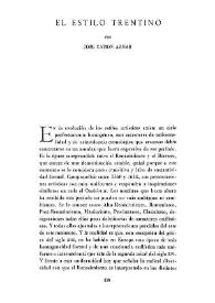 El estilo trentino