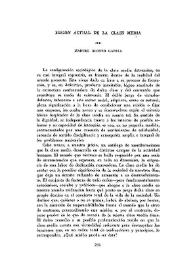 Misión actual de la clase media