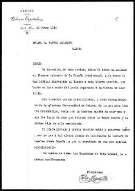 Carta de Felio Marinello a Rafael Altamira. La Habana, 23 de febrero de 1910