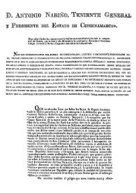 Declaración de independencia de Cundinamarca, 16 de julio de 1813