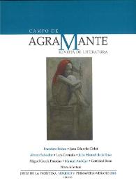Campo de Agramante : revista de literatura. Núm. 9 (primavera-verano 2008)