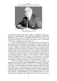 Arnaldo Orfila Reynal [editor] (La Plata, 1897 - México D.F. 1998) [Semblanza]