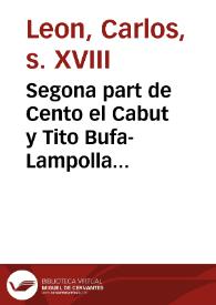 Segona part de Cento el Cabut y Tito Bufa-Lampolla 