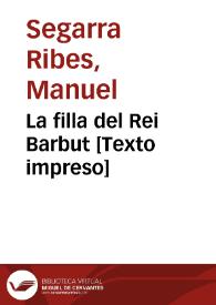 La filla del Rei Barbut 