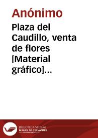 Plaza del Caudillo, venta de flores [Material gráfico] = Place du Caudillo, vente de fleurs = Caudillo Square, Sale of flowers : Valencia