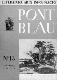 Pont blau : literatura, arts, informació. Any II, núm. 13, novembre del 1953
