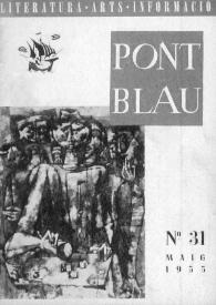 Pont blau : literatura, arts, informació. Any IV, núm. 31, maig del 1955