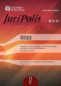 Jurípolis. Vol. 4, núm. 17, julio-diciembre 2015