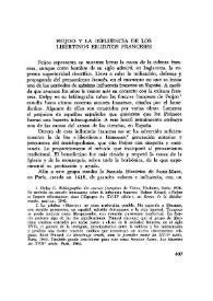 Feijoo y la influencia de los libertinos eruditos franceses