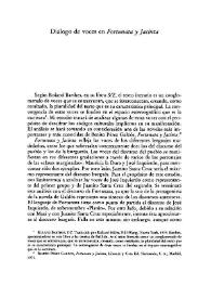 Diálogo de voces en 'Fortunata y Jacinta'