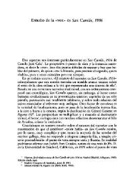 Estudio de la 'voz' en 'San Camilo, 1936'
