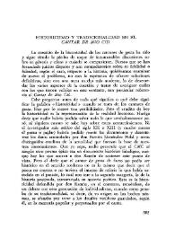 Historicidad y tradicionalidad en el 'Cantar de Mio Cid'