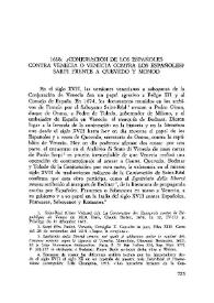 1618: ¿Conjuración de los españoles contra Venecia o Venecia contra los españoles? Sarpi frente a Quevedo y Monod