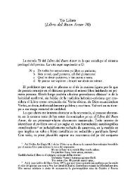Yo libro ('Libro del Buen Amor 70')