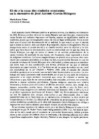 El río y la casa: dos símbolos constantes en la narrativa de José Antonio García Blázquez 
